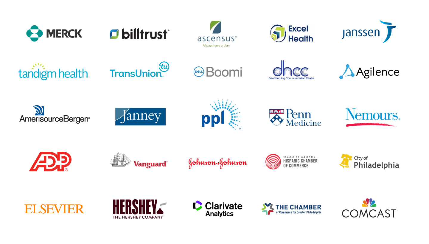 Company logos of last year's summit attendees